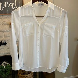 Express women’s Portofino shirt - long sleeves, collared & adjustable sleeves